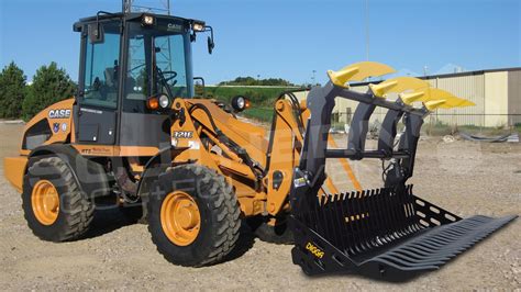 compact track loader grapple bucket|backhoe bucket grapple attachment.